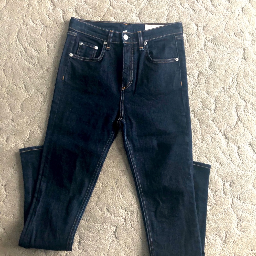 Rag and Bone Justine High Rise Skinny Jeans.